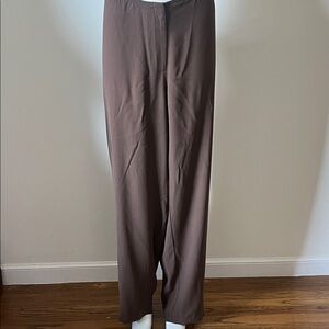 Eileen Fisher Silk Brown Pants Size XL